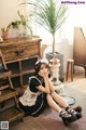 Beautiful Kwon Hyuk Jeong cute pose with maid outfit (13 photos) P7 No.ccec7e