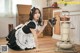 Beautiful Kwon Hyuk Jeong cute pose with maid outfit (13 photos) P5 No.49be77