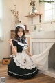 Beautiful Kwon Hyuk Jeong cute pose with maid outfit (13 photos) P1 No.f81bba